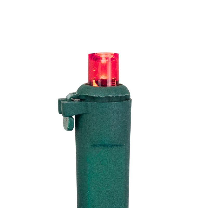 Northlight 50ct Multi-Color LED Wide Angle Christmas Lights,16.25ft Green Wire