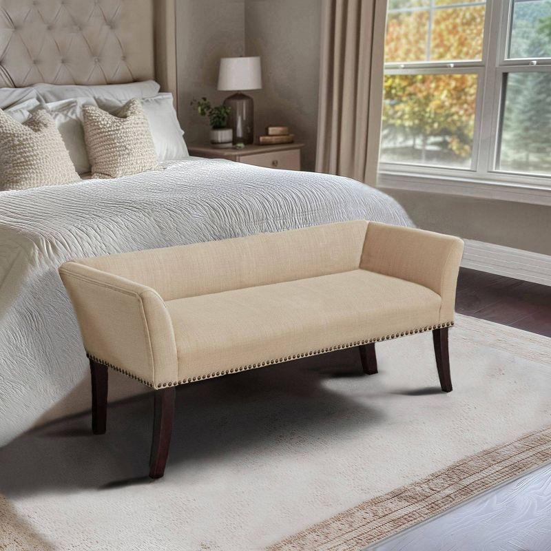 Madera Accent Bench Cream