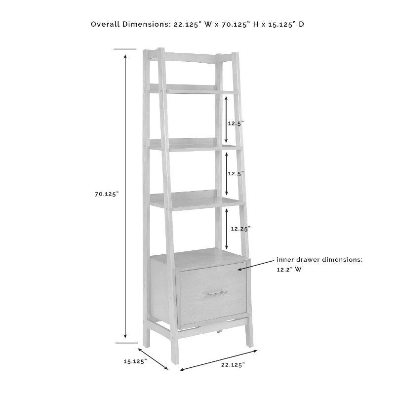 Stiles Narrow Etagere Bookcase