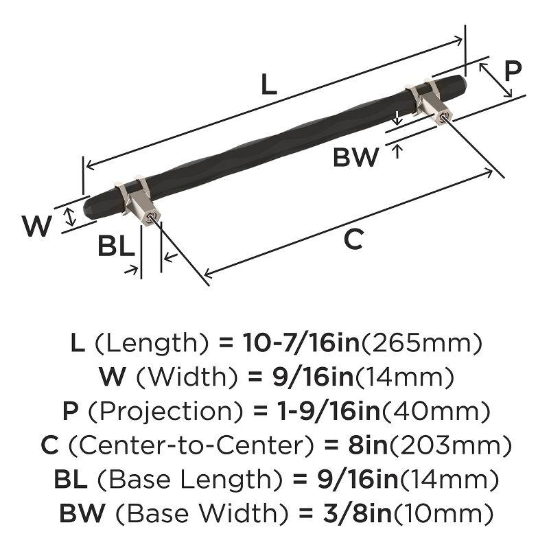 Amerock London 8 inch (203mm) Center-to-Center