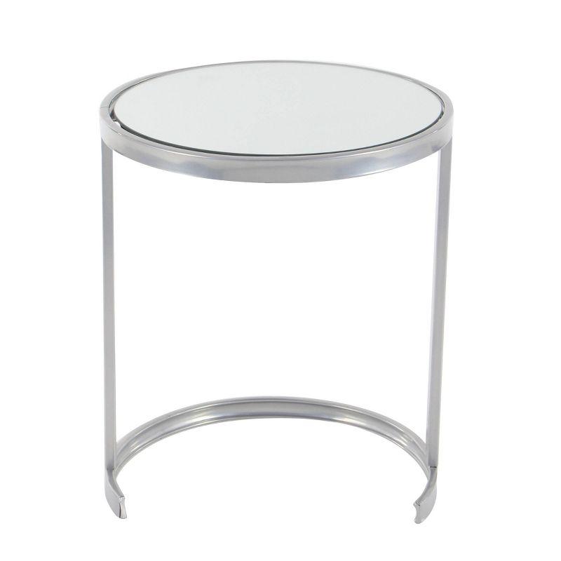 Set of 3 Contemporary Metal Accent Table - Olivia & May