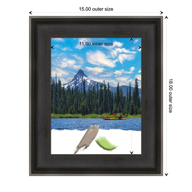 Amanti Art Allure Charcoal Wood Picture Frame