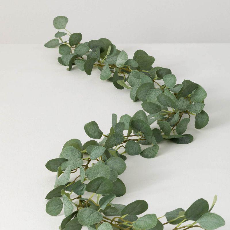 Valdes 72'' in. Faux Eucalyptus Garland