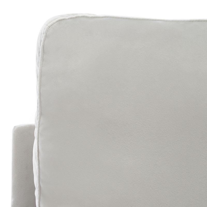 Genoa Upholstered Arm Chair - ACH4510 - Light Grey - Safavieh