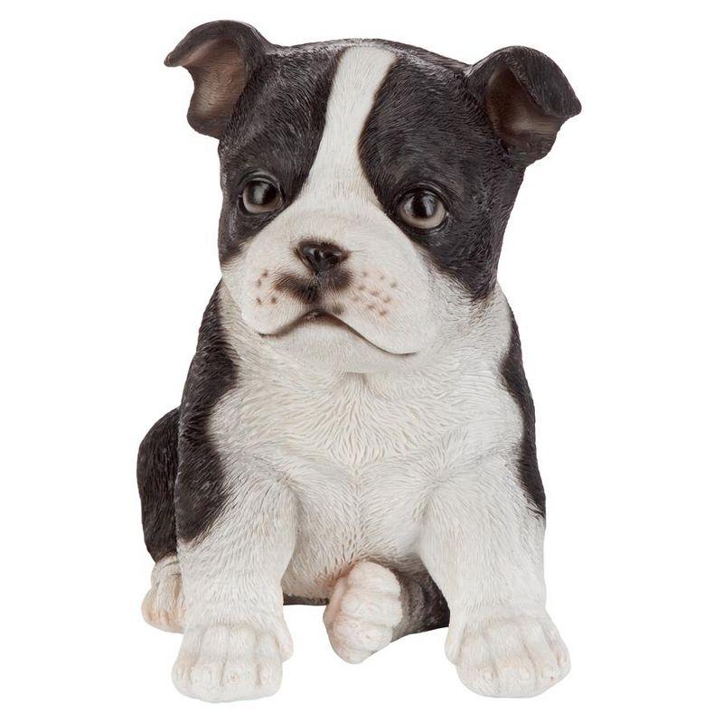 Boston Terrier Puppy Partner Dog Statue