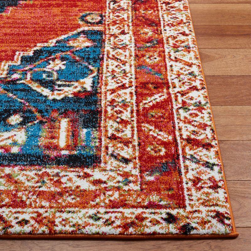 Vintage Hamadan VTH228 Power Loomed Indoor Runner Rug - Red/Navy - 2'3"x6' - Safavieh