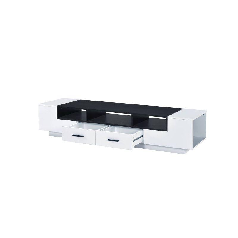 Armor TV Stand: Modern Floating Console for 70" TVs, Storage & Cord Management - Acme Furniture