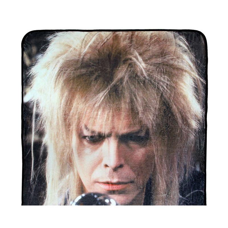 Labyrinth The Movie Jareth The Goblin King Super Soft Fleece Throw Blanket