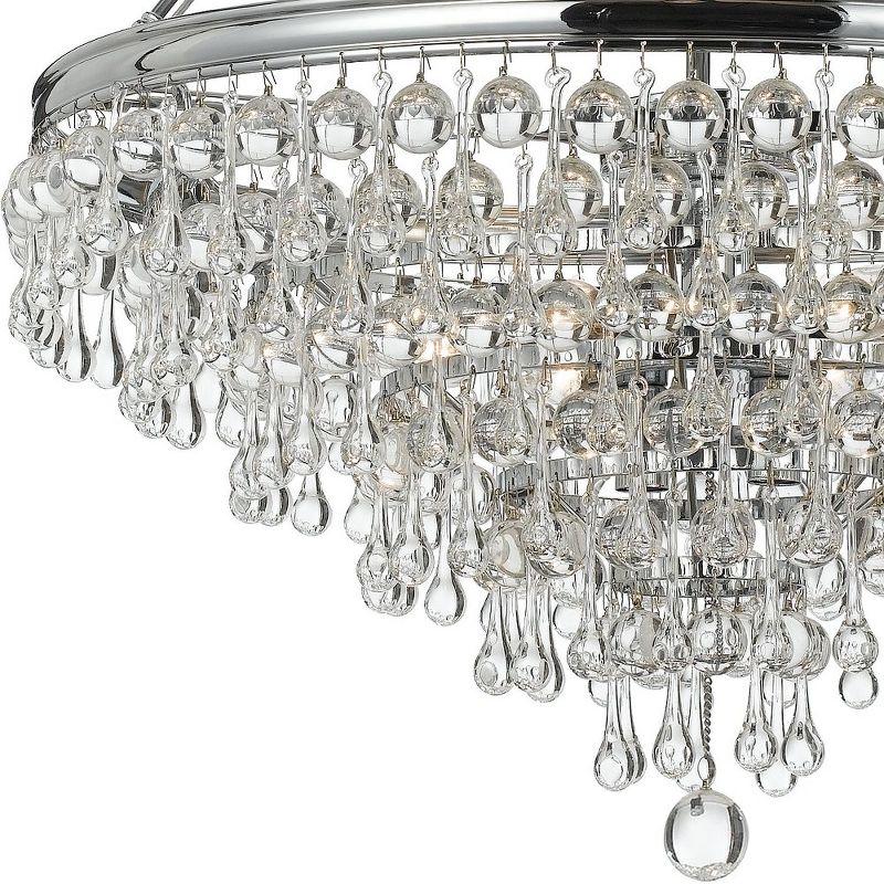 Crystorama Lighting Calypso 8 - Light Chandelier in  Polished Chrome