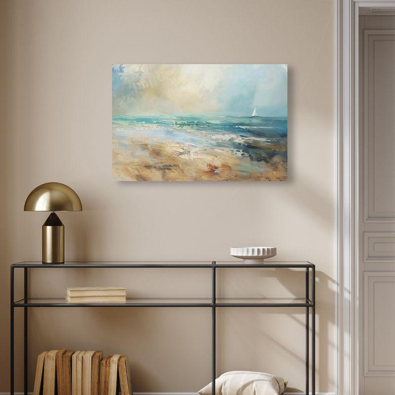 Art Remedy Beyond The Shore Beach Coastal Inspired Wall Art by Art Remedy