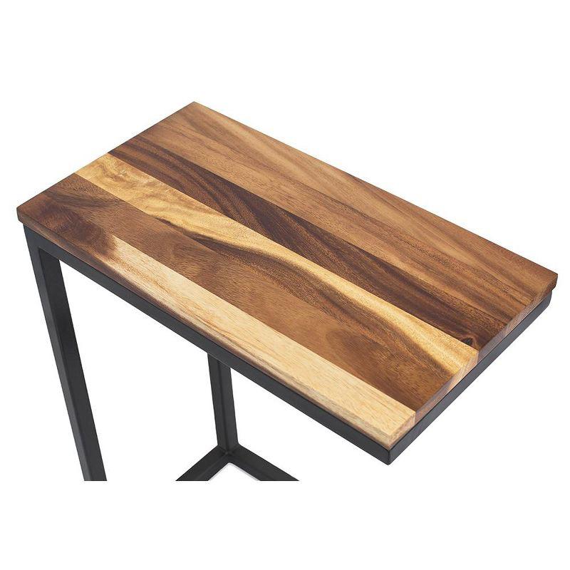 Solid Wood Top End Table