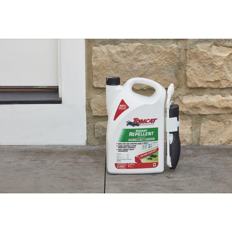 Tomcat Rodent Repellent Ready To Use With Wand - 1gal: Safe for Kids & Pets, Deters Rats