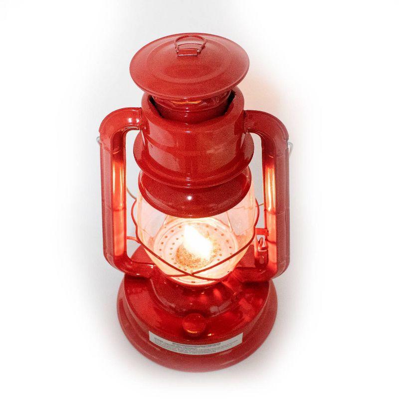 Rayo Redi-Light Kerosene Lantern Hurricane Outdoor Lamp 14 inch Ruby Red