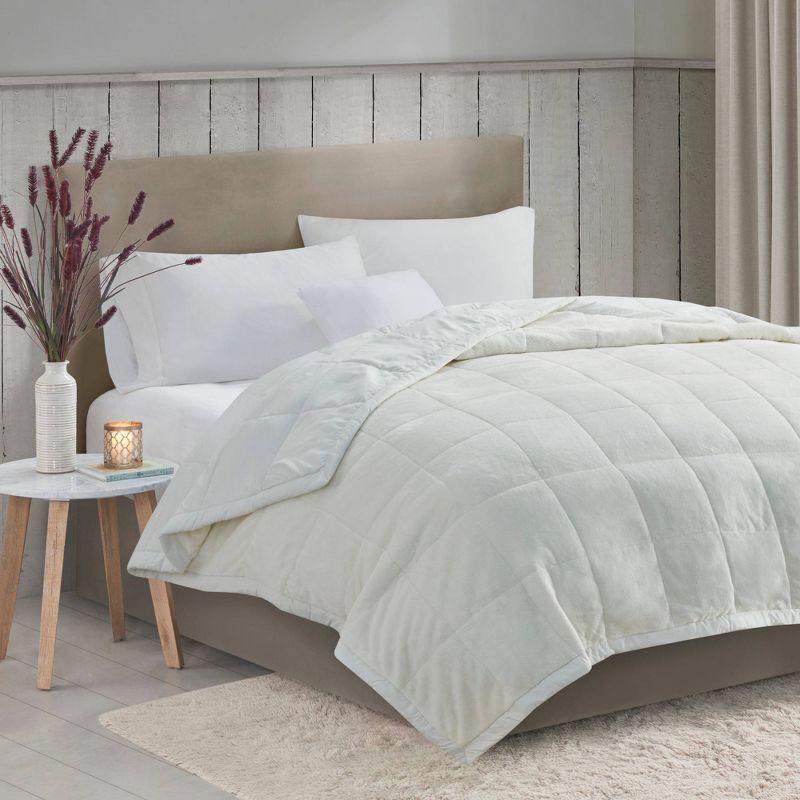 Madison Park Coleman Reversible HeiQ Smart Temperature Down Alternative Blanket