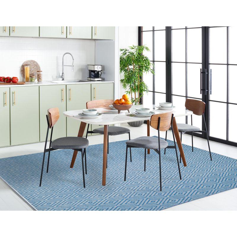 Montauk MTK811 Hand Woven Area Rug - Blue/Ivory - 5'x8' - Safavieh.