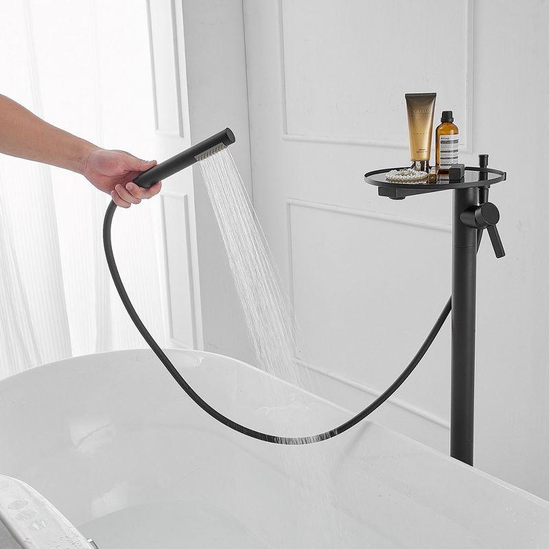 Floor Waterfall Faucet with Diverter