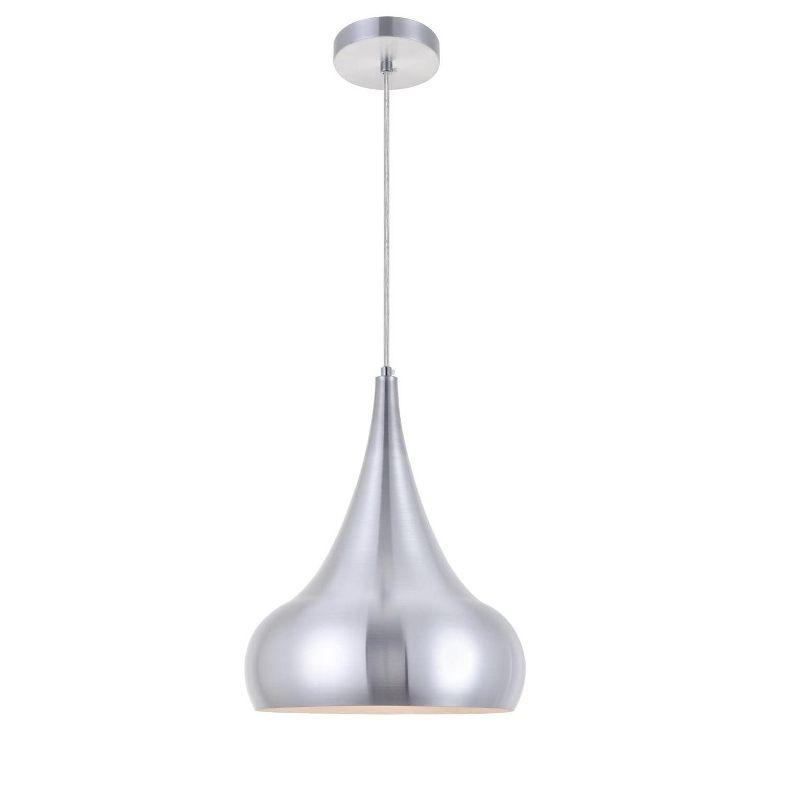 Elegant Lighting Circa Collection Pendant D11.5in H15in Lt:1 Black Finish