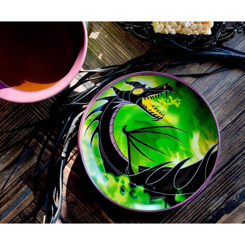 Silver Buffalo Disney Villains Maleficent Ceramic Teacup and Saucer Set