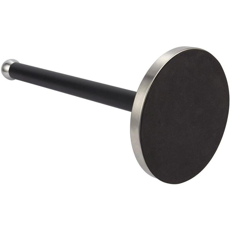 Black and Stainless Steel Paper Towel Holder