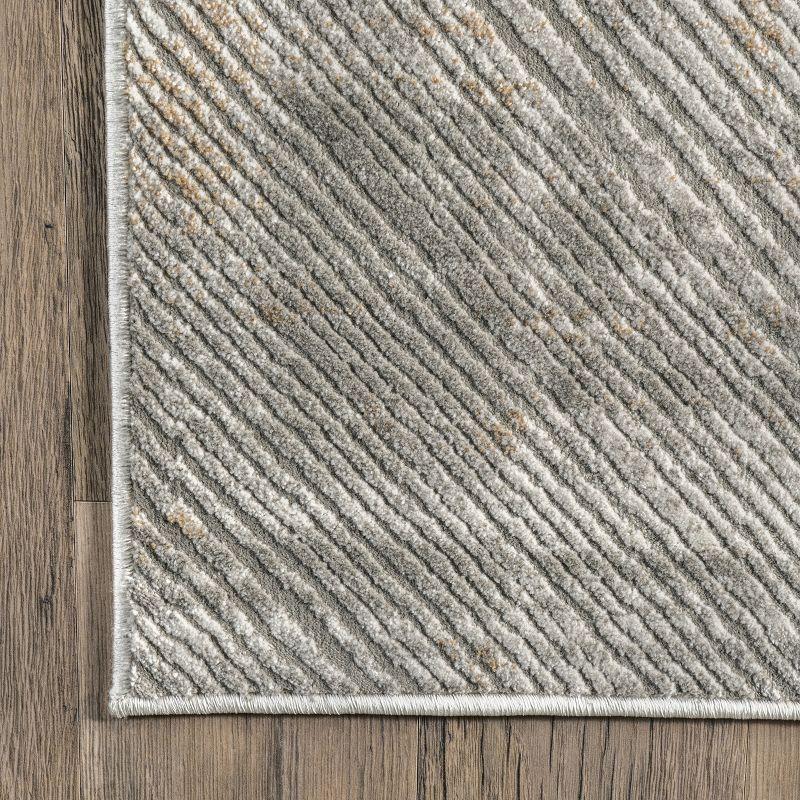 Nuloom Helene Abstract 5x8 Indoor Area Rug for Living Room Bedroom Dining Room Kitchen, Beige/Ivory