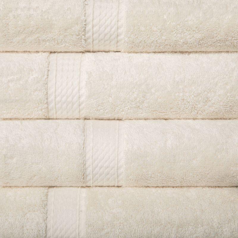 Luxury Cotton Heavyweight Ultra-Plush Hand Towel Set of 4, Cream - Blue Nile Mills