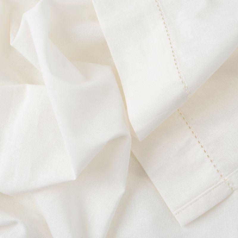 Ricardo Simplicity 3pc Handkerchief Valance Set 48x15 Natural