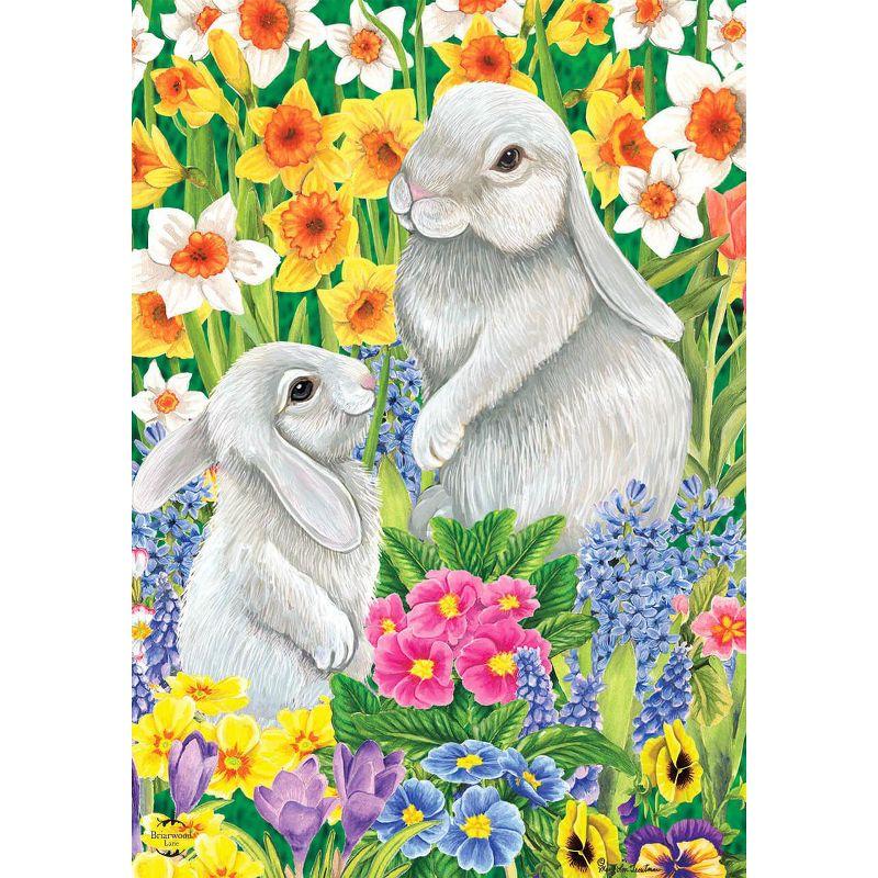 Briarwood Lane Spring Friends Bunnies Garden Flag Easter Floral R