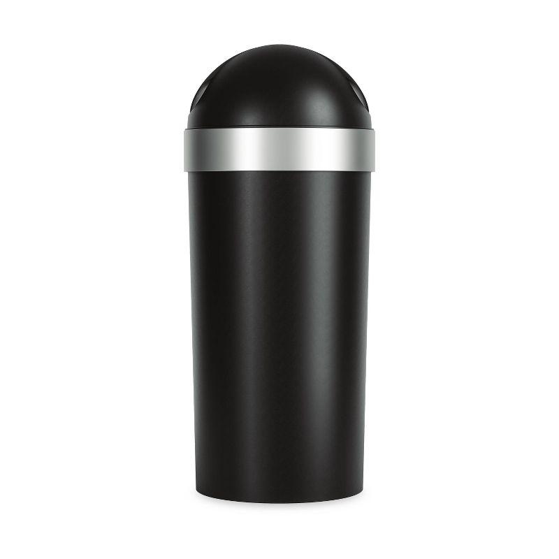 Umbra Venti Plastic Swing Top Kitchen Trash Can - 16 Gallons