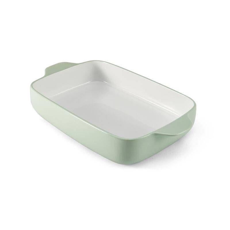 KitchenAid 4.5qt Vitrified Stoneware Rectangular Baker Pistachio: Ceramic Casseroles & Baking Dish, Dishwasher-Safe