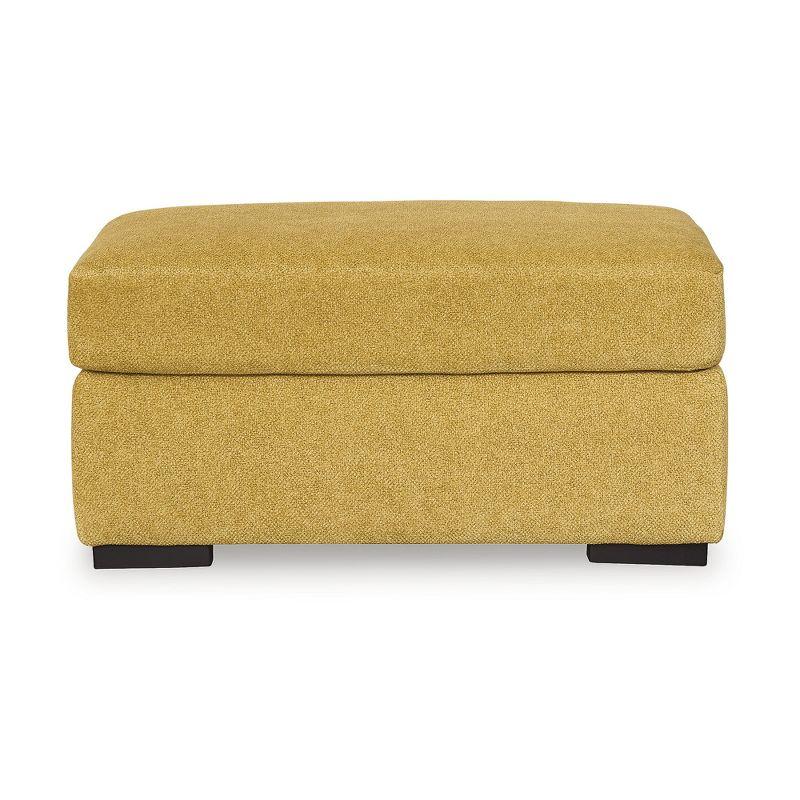 Signature Design by Ashley Keerwick Modern Ottoman, Sunflower Yellow