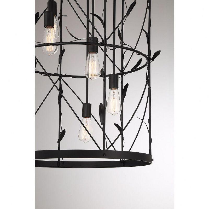 Lexington 5-Light Pendant in Matte Black