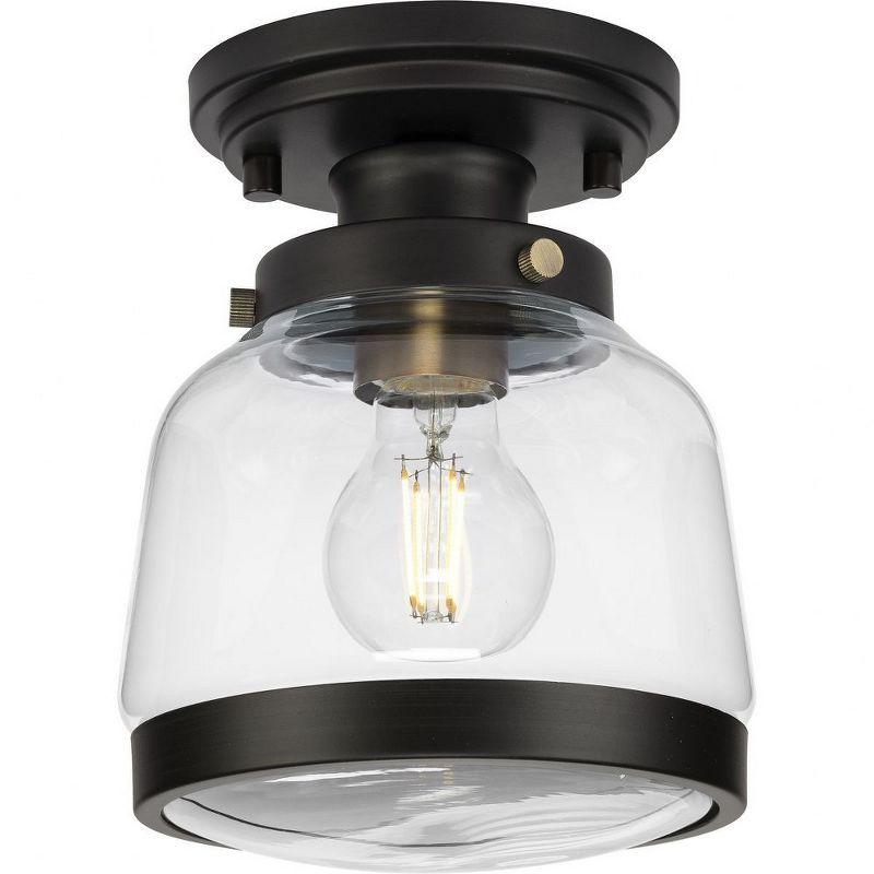 Petula Glass Semi Flush Mount