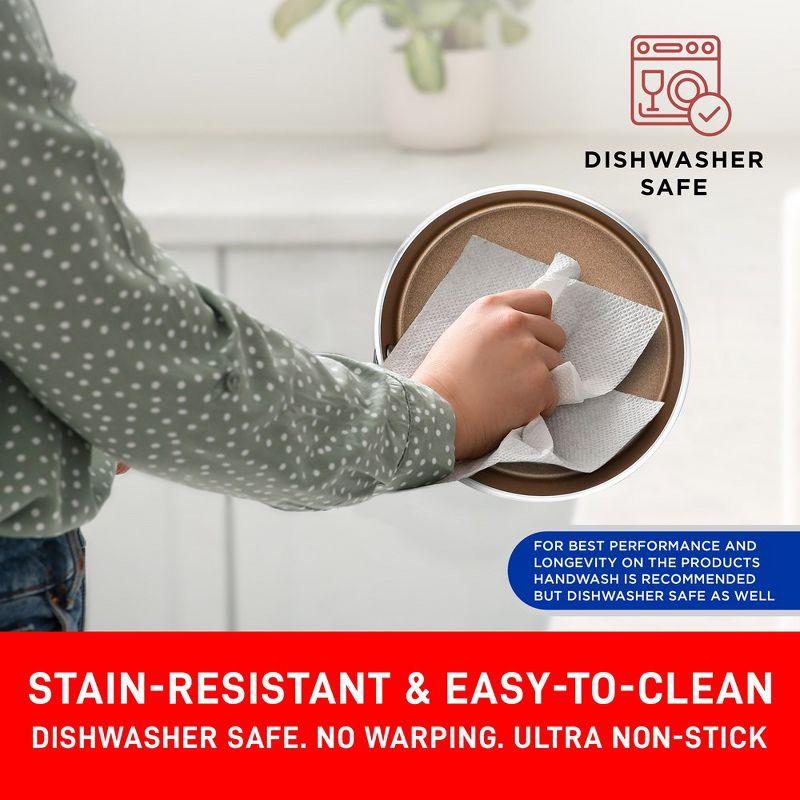 Lifemaster Steel Non-Stick Skillet with Lid