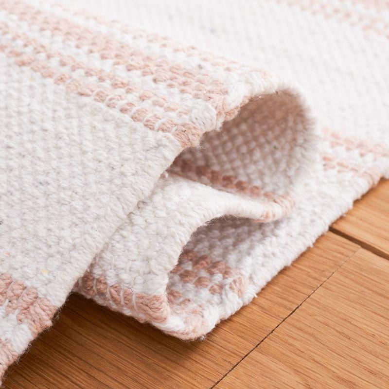 Montauk MTK708 Hand Woven, Flat Weave Indoor Accent Rug - Pink/Ivory - 3'x5' - Safavieh