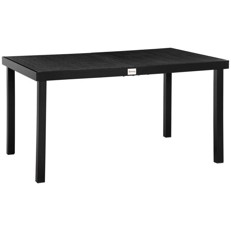 Outsunny Rectangular Outdoor Dining Table