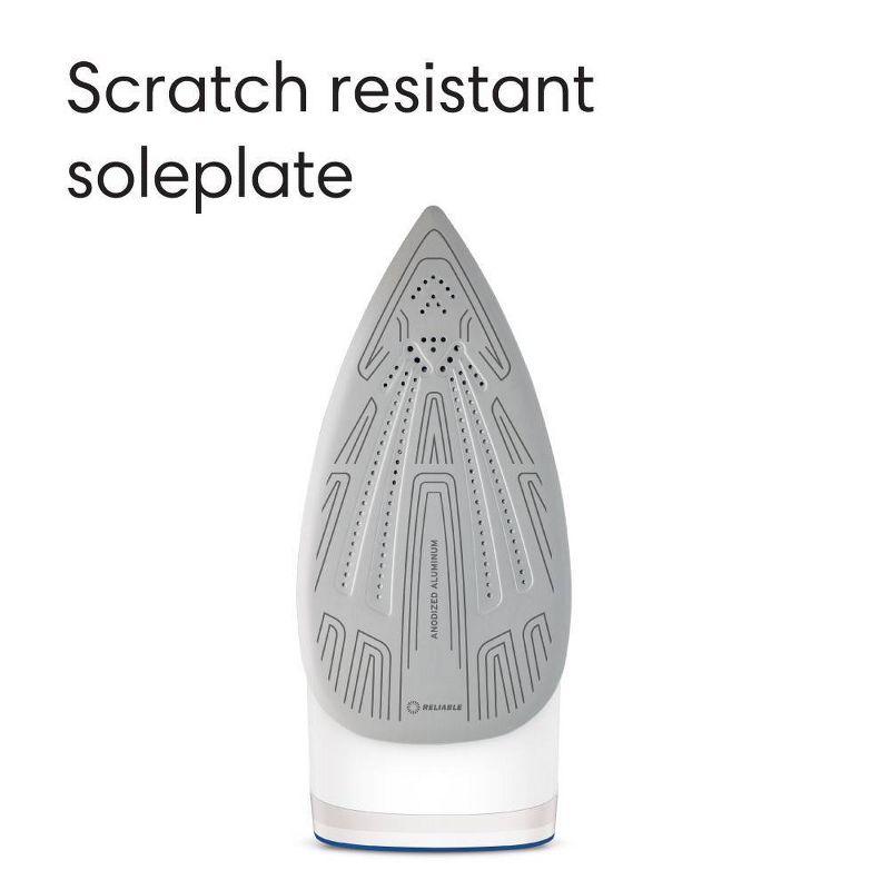 Reliable Corporation Reliable Velocity 1800W Home Steam Iron - Compact Vapor Generator Iron with Anodized Aluminum
