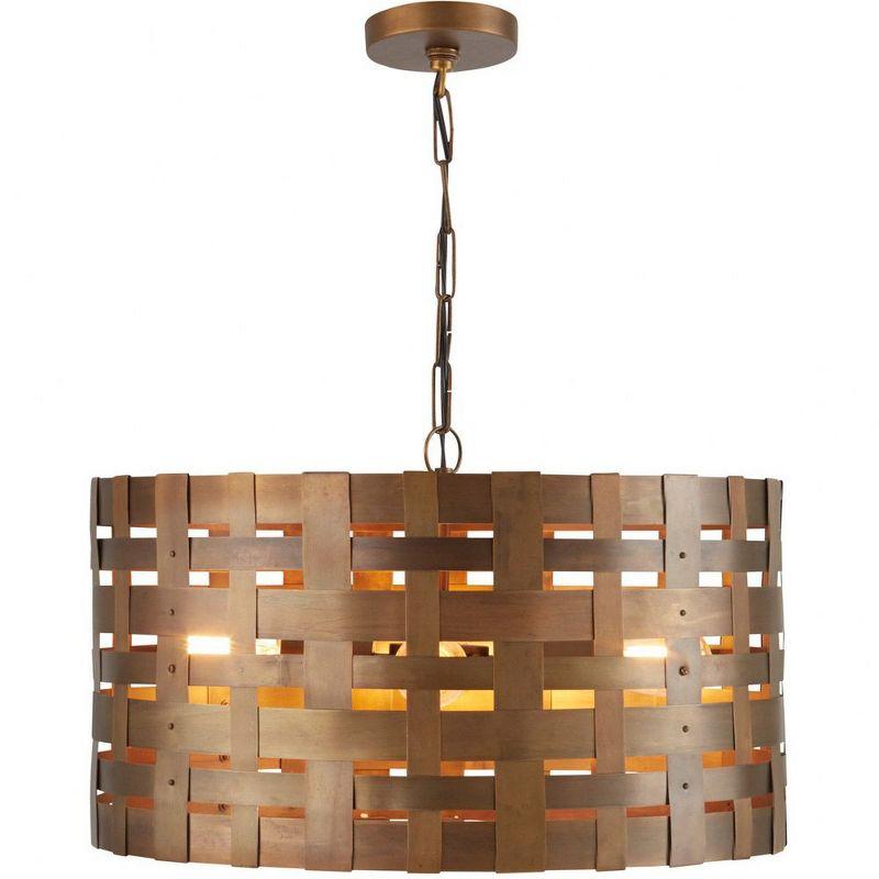 Capital Lighting 4 - Light Dimmable Drum Chandelier