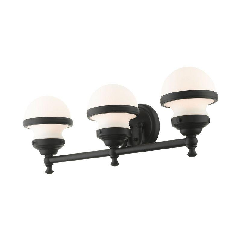 Livex Lighting Oldwick 3 - Light Vanity in  Black