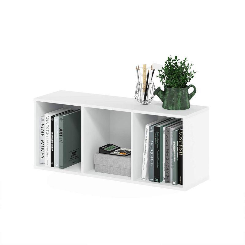 31" 3 Shelf Bookcase- Furinno Luder Open Shelf