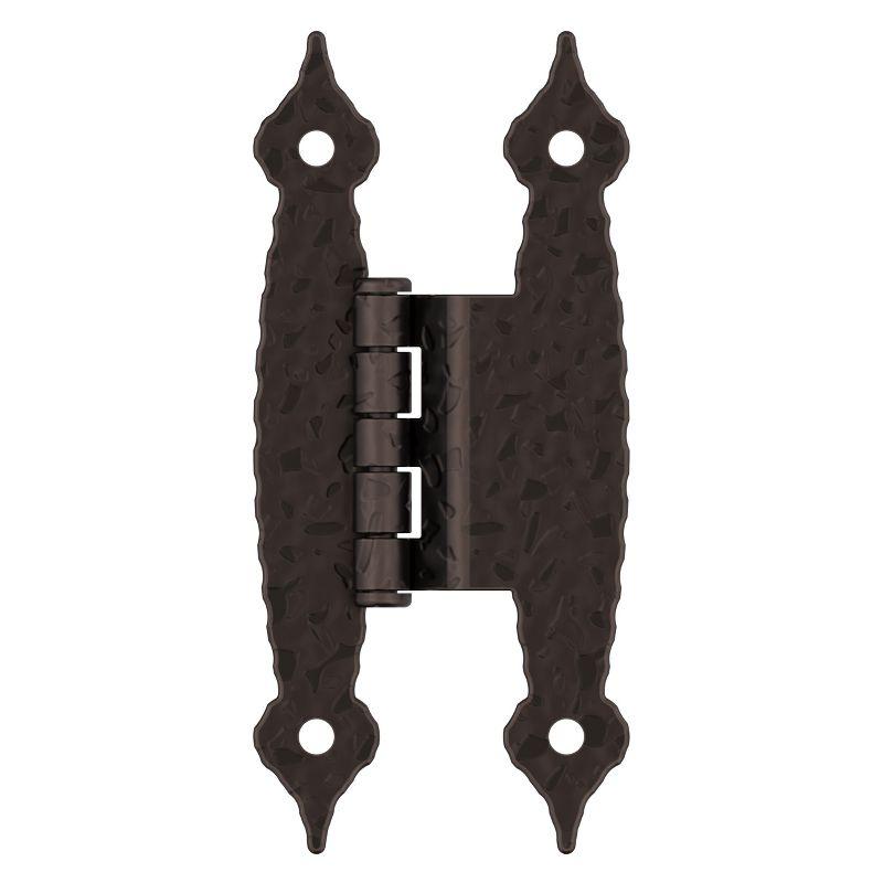 Amerock 3/8in (10mm) Offset Non-Self Closing Face Mount Oil-Rubbed Bronze Cabinet Hinge - 1 Pair