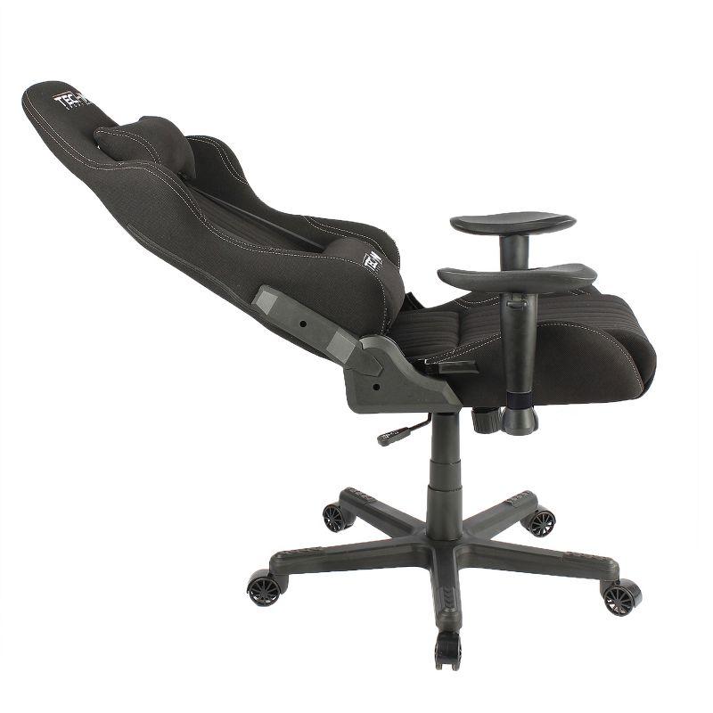 Techni Sport Techni Sport Adjustable Reclining Ergonomic Swiveling PC & Racing Game Chair in Black