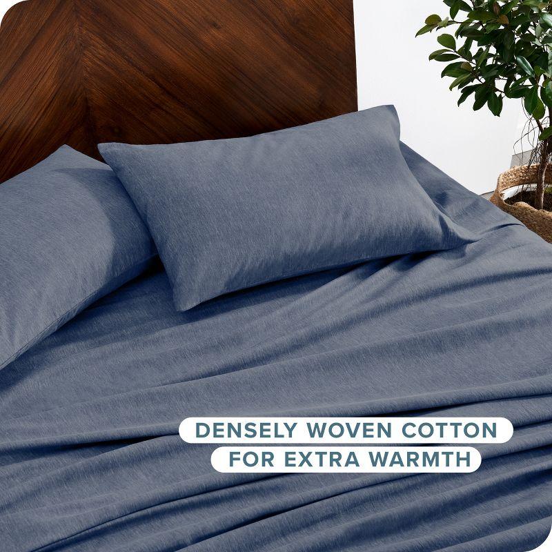 Bare Home Flannel Machine Woven Sheet Set