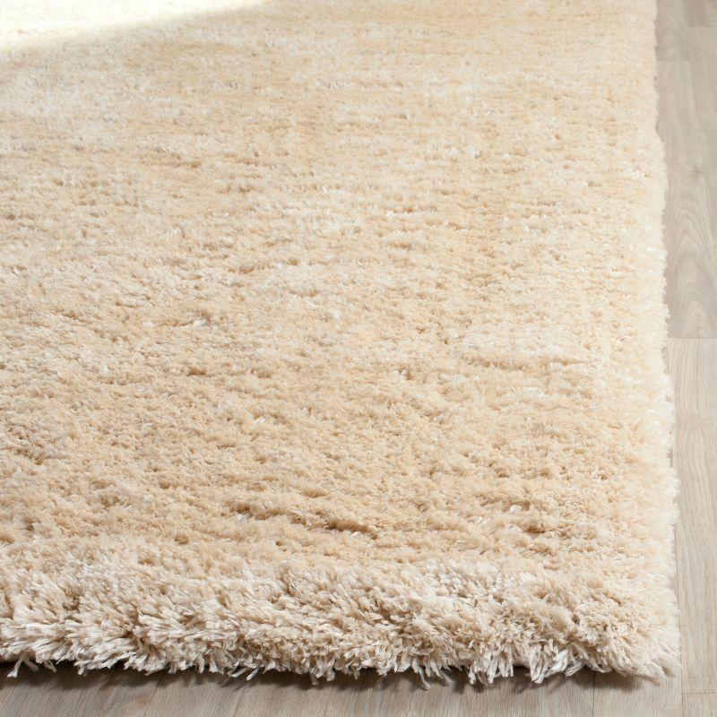 Indie Shag SGI320 Power Loomed Runner Rug - Light Beige - 2'3"x7' - Safavieh.