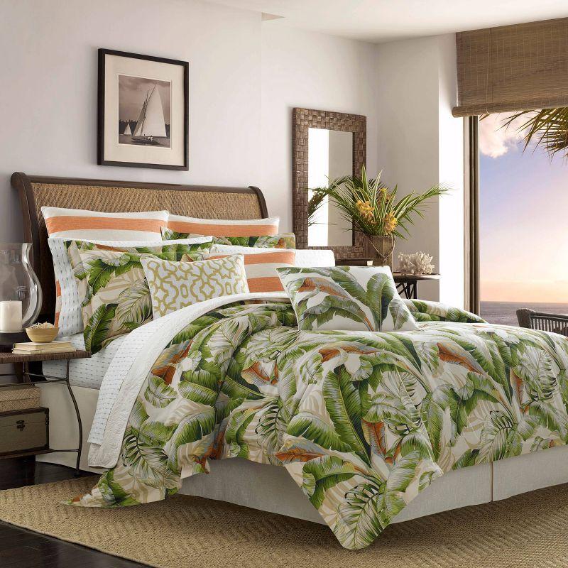 Tommy Bahama Home Tommy Bahama Palmiers Cotton Reversible 4 Piece Comforter Set