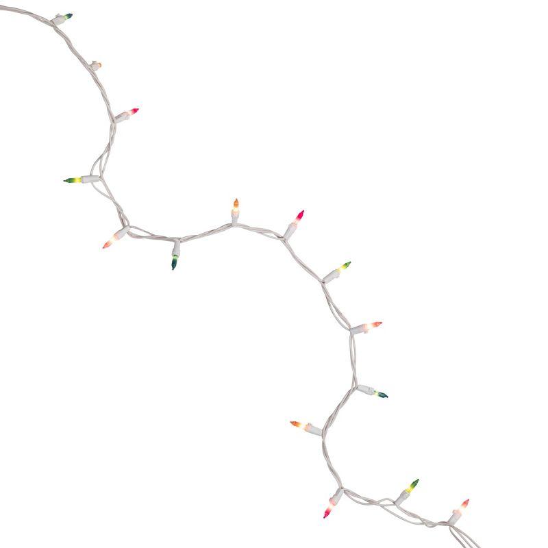Northlight Pastel Mini Christmas Light Set - Multi-Color - 10' White Wire - 50ct