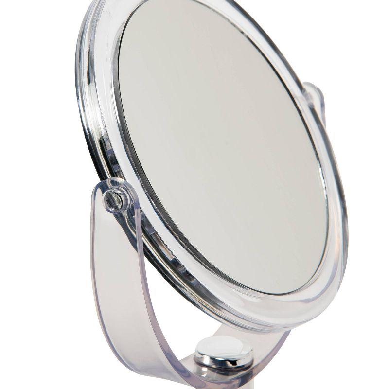 7" Vanity Rubberized 1X-10X Magnification Mirror - Home Details