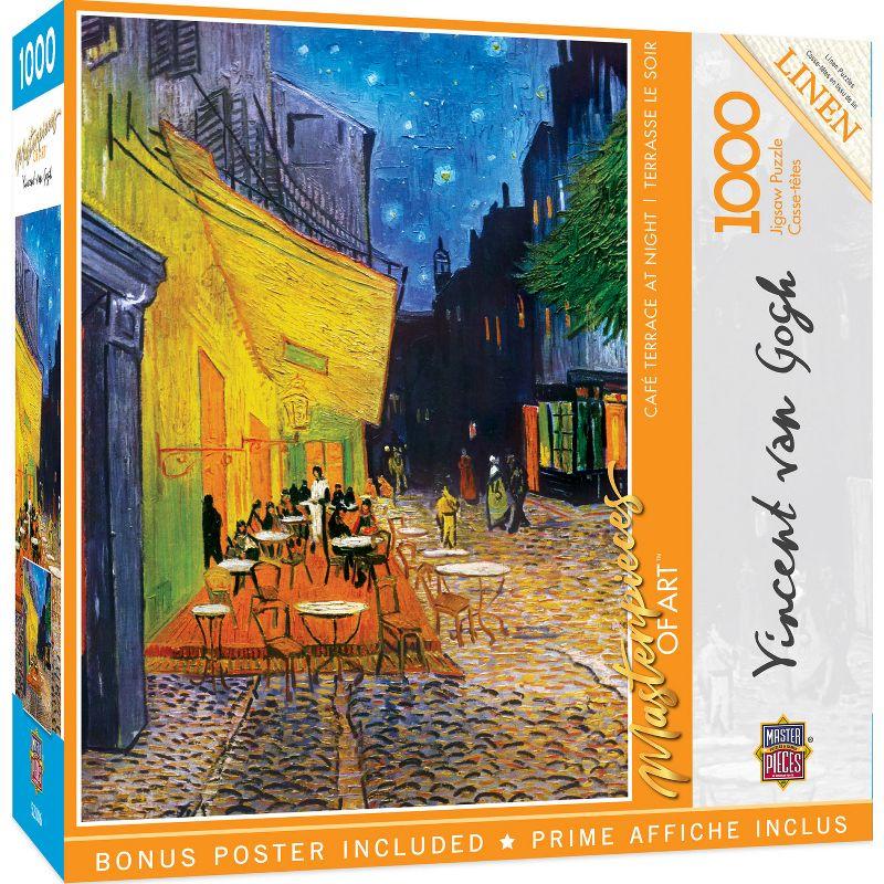 MasterPieces 1000 Piece Puzzle - Café Terrace at Night - 19.25"x26.75"