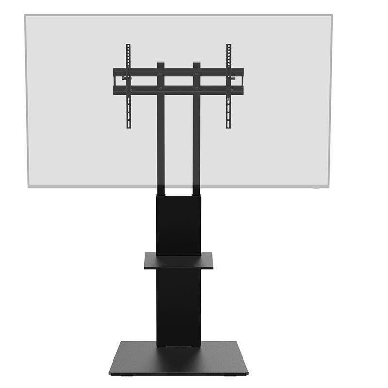 Monoprice TV Mount and Stand - Black, With Shelf for Displays 37in to 70in, Max Weight 88lbs., VESA Patterns up to 600x400 - Commercial Series