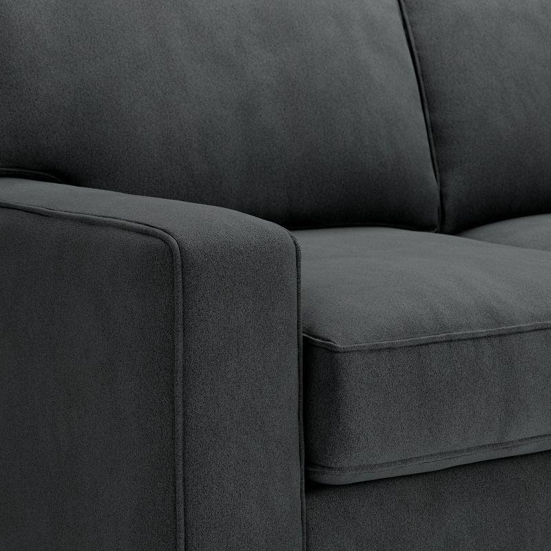 Serta Palisades 78" Track Arm Sofa, Easy Care Fabric, Soft Pillow Back, Pocket Coil Seat Cushions