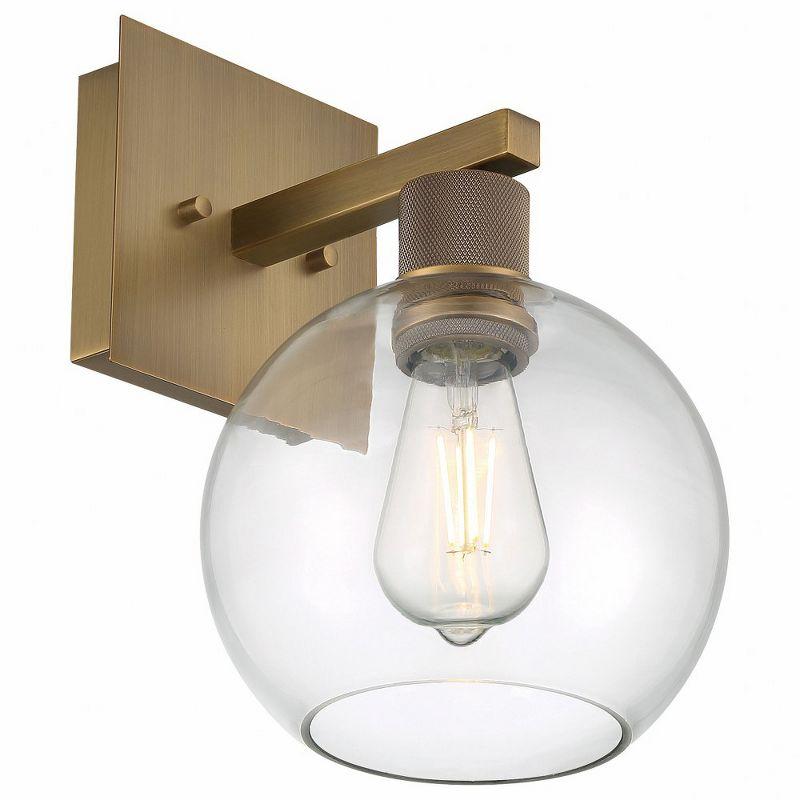 Access Lighting Port Nine 1 - Light Wall Light in  Antique Brushed Brass